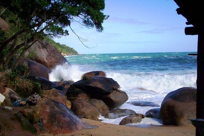 Adventure Experience to Saco Bravo Waterfall - BY PARATY TOURS - The waterfall, pool, and ocean view