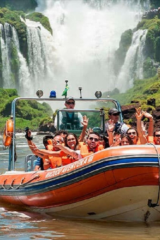 Brazilian Falls & Macuco Safari: transfer with ticket - The boat ride is the day’s wet, noisy centerpiece