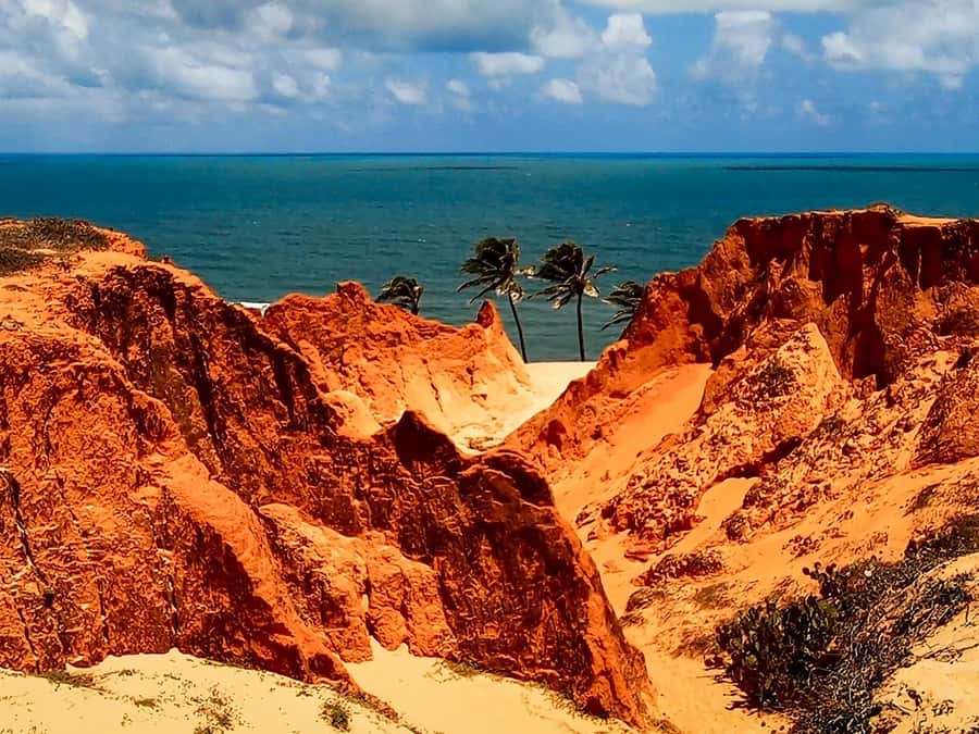 Ceará Beaches in one day - Praia das Fontes, where fresh water reaches the sea