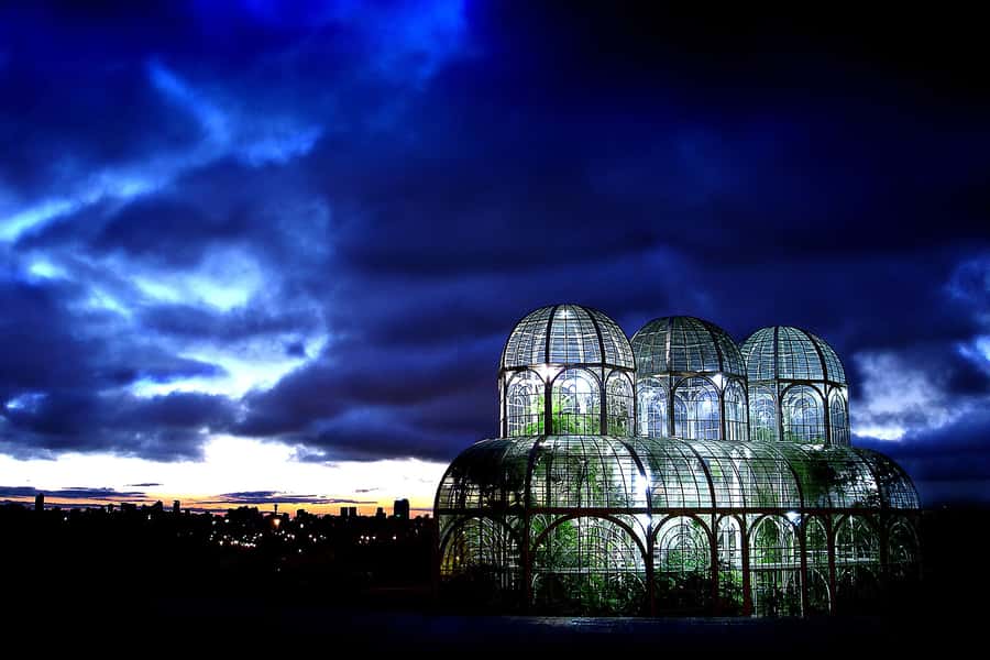 Curitiba: 4-Hour City-By-Night Tour with Dinner - A nighttime look at the Botanical Garden