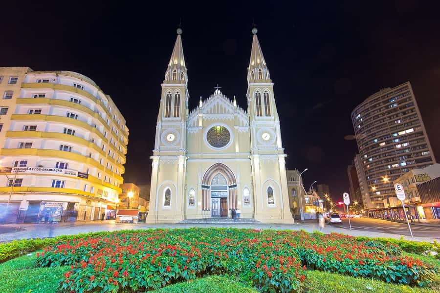 Curitiba: 4-Hour City-By-Night Tour with Dinner - Tangüá Park and the city after sunset