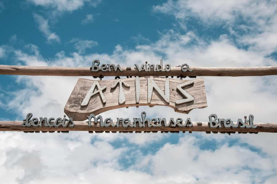 Day trip to Atins through the Lencois Maranhenses - Arriving in Atins, where river meets Atlantic