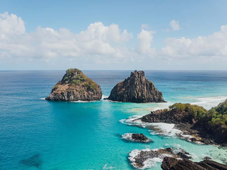 Explore Fernando de Noronha: 7-Hour Ilhatour - Cacimba do Padre and Two Brothers Hill bring the classic postcard view
