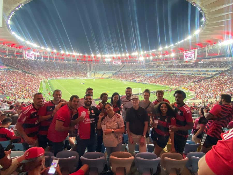 Flamengo Game Experience at the Maracanã Stadium - The short walk into Maracanã