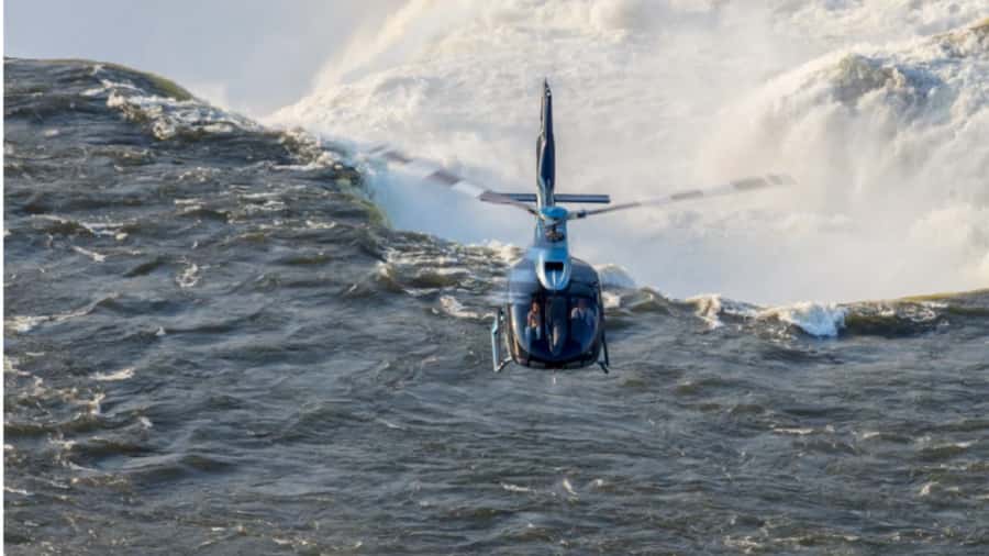 Foz do Iguaçu: Helicopter Flight over the Iguassu Falls - Seeing Iguassu Falls in one sweeping view