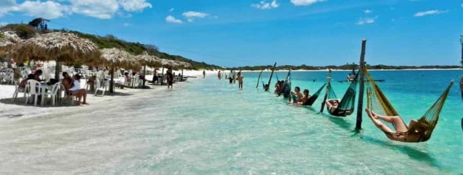 From Fortaleza: Day Trip to Jericoacoara - Turquoise water at Lagun Beach