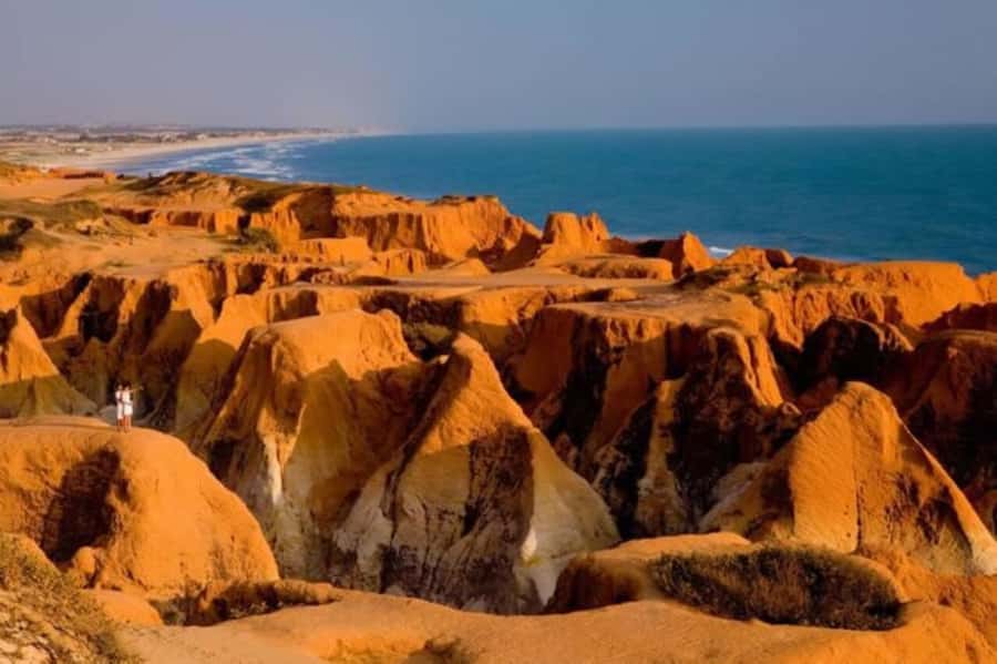 From Fortaleza: Morro Branco, Fontes, & Canoa Quebrada Beach - Morro Branco and its bands of colored sand