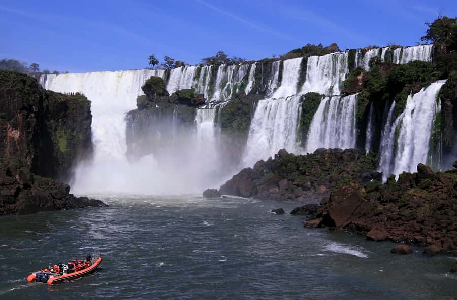 From Foz do Iguaçu: Iguazú Falls Boat Ride Argentina - Devil’s Throat gives you the great first punch