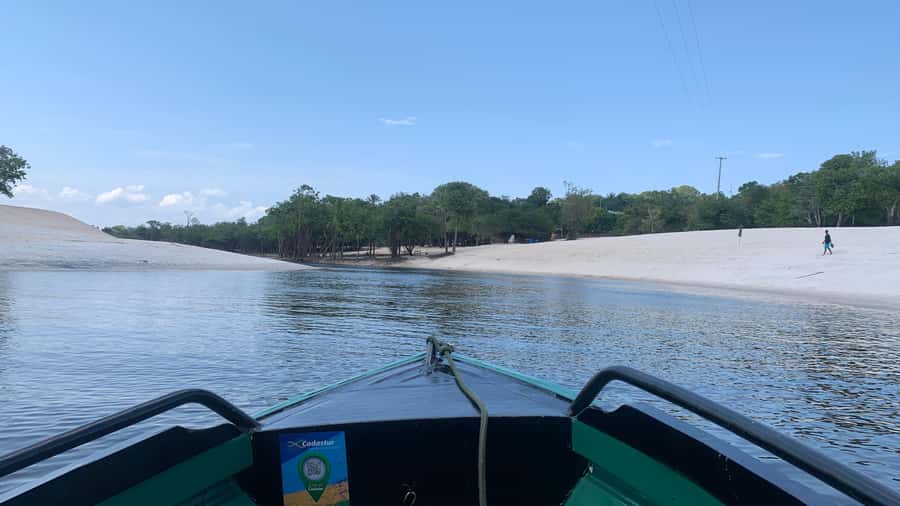 From Manaus: Negro River Half-Day Trip - A warm white sand beach on the Negro River