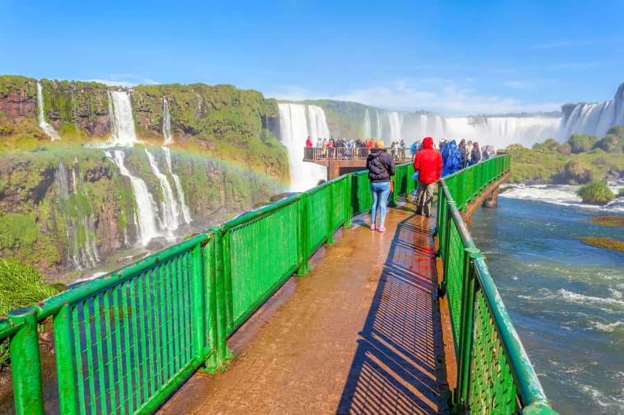 From Puerto Iguazu: Brazilian Side of the Falls with Ticket - The 1-kilometer trail to Devil’s Throat