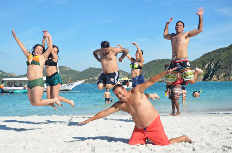 From Rio: Arraial do Cabo - The Brazilian Caribbean Daytrip - Boarding at Praia dos Anjos