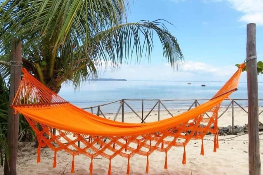 From Salvador: Schooner Tour to Frades Islands and Itaparica - Leaving Salvador with the city behind you