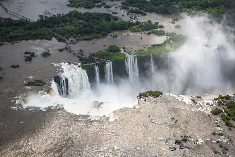 Helicopter Ride Over the Iguazu Falls - Admission Ticket - Photography from the top