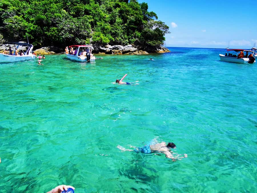 Ilha Grande: 6-Hour Speedboat Tour to Blue and Green Lagoons - The first run across the island’s coast