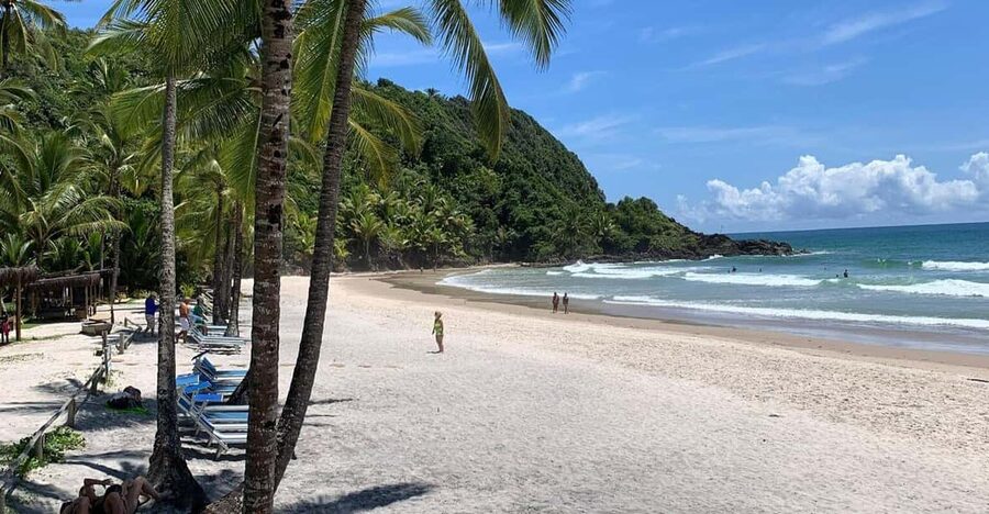 Itacare: 4 Beaches Trail and Tijuipe Waterfall - Camboinha Beach: stronger waves and a short coastal connection