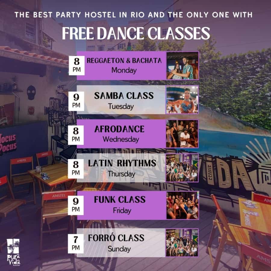 Latin Music Dance Class + DJs + 2 Free Drinks - What the $12 price really buys
