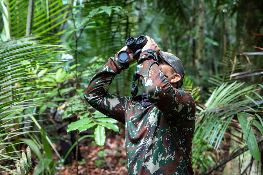 Manaus: Multi-Day Amazon Survival Trip with Camping - Fishing through flooded forest channels