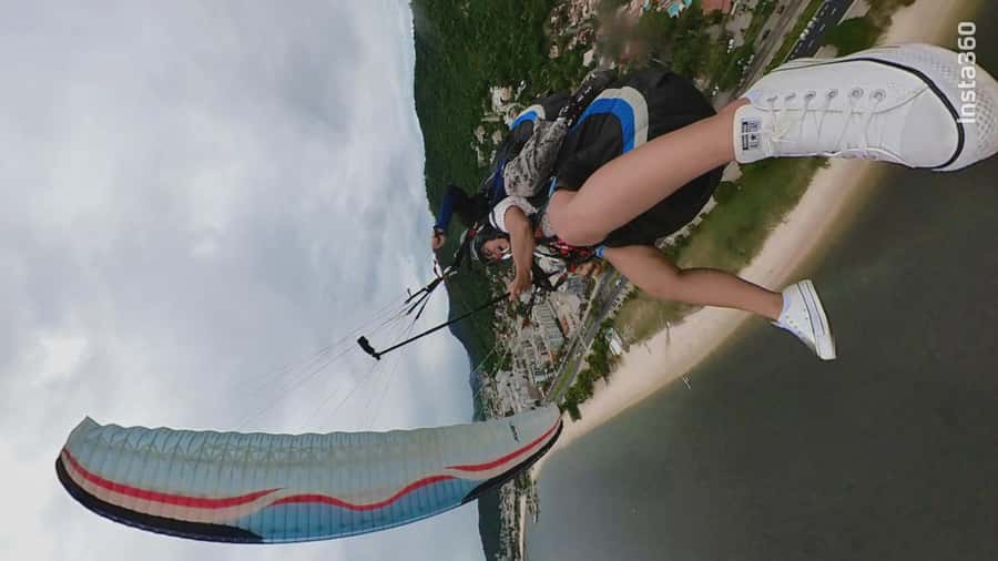 Niterói: Paragliding Experience with GoPro Photos and Video - Taking off from Niterói City Park