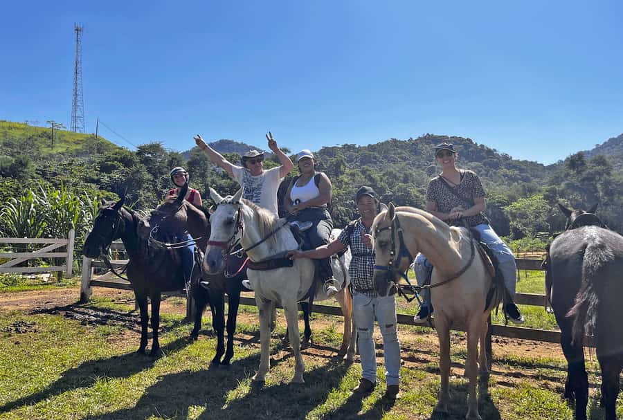 Paraty: 3-Hour Rainforest Horseback Ride - From central Paraty to the Pedras Azuis trailhead