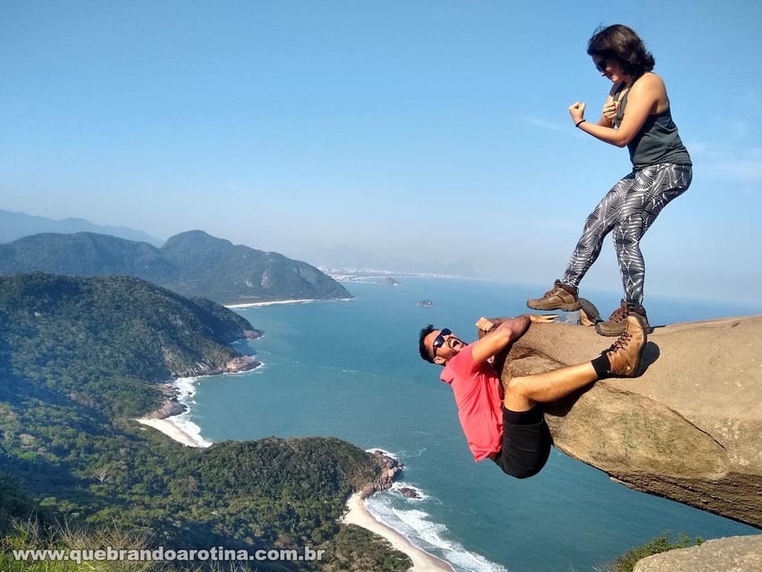Pedra do Telégrafo: Nature Excursion and Scenic Walk - The coast below: Praia do Perigoso, Praia do Meio, and Grumari