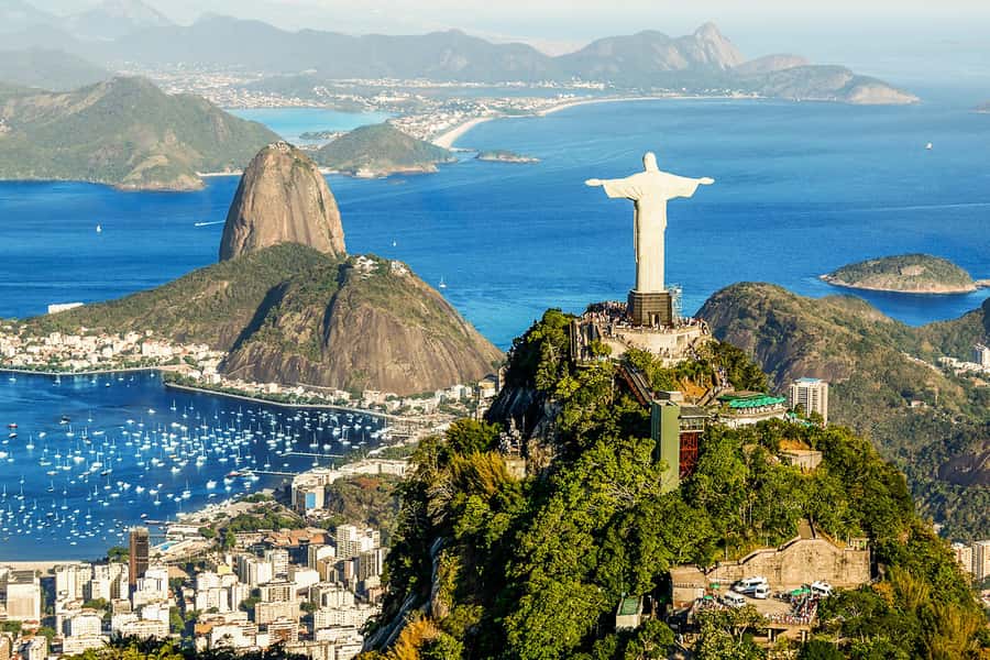 Rio: Christ the Redeemer, Sugarloaf, Selaron & BBQ Lunch - Metropolitan Cathedral and the center of Rio
