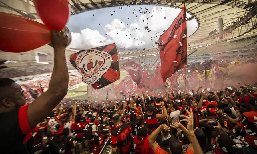 Rio de Janeiro: Football Game Ticket with Guide and a Drink - Ticket entry and biometric registration