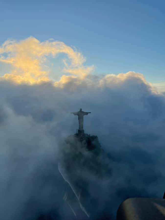 Rio De Janeiro Helicopter Flight Tour - Sugarloaf Mountain from high above