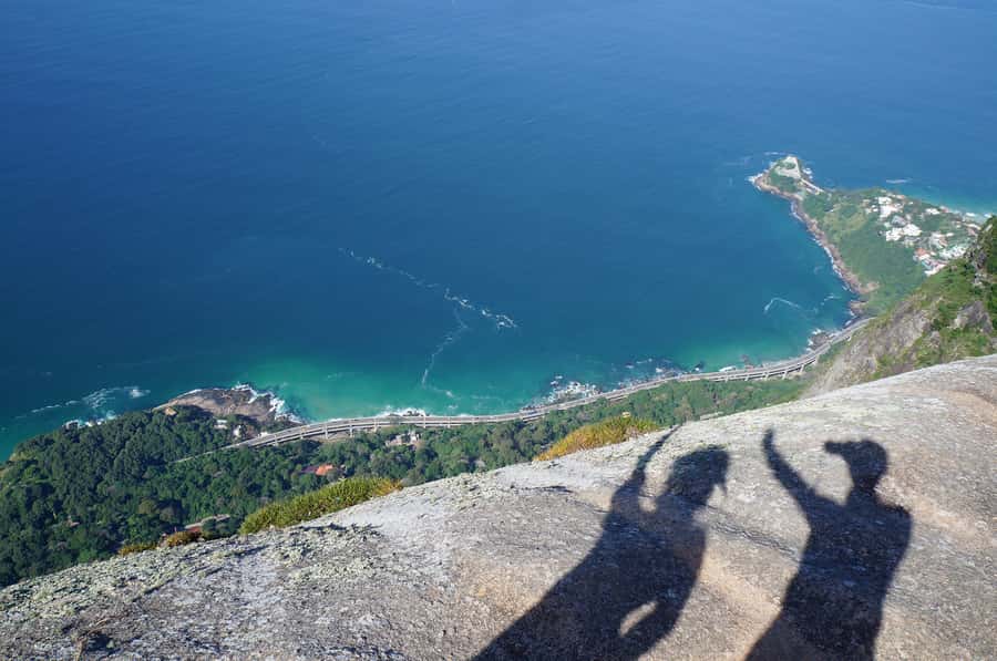 Rio de Janeiro: Pedra da Gavea Adventure Hike - The short rock section near the top