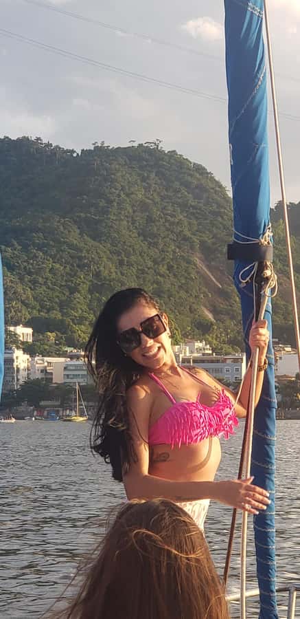 Rio de Janeiro: Sailing Sunset Tour with Snacks and Drinks - The swimming stop in a sheltered bay