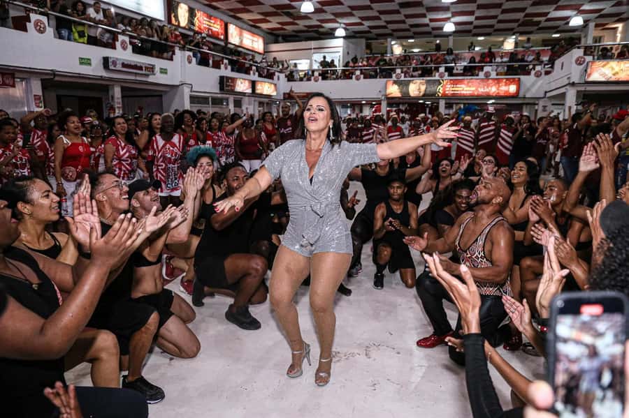 Rio de Janeiro: Samba School Rehearsal Viewing With Transfer - Songs, drums, costumes, and dancing