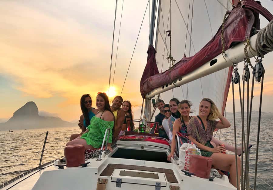 Rio de Janeiro: Sunset Sailing Tour - Can you swim during the tour?