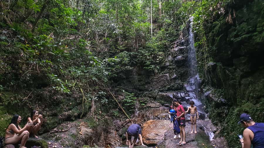 Rio de Janeiro: Tijuca Forest Waterfall of Souls Hike - Waterfall of Souls and the cold-water pause