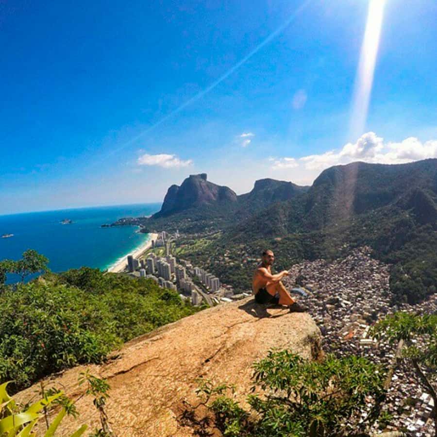 Rio de Janeiro: Vidigal Favela Tour and Two Brothers Hike - The forest trail toward Two Brothers