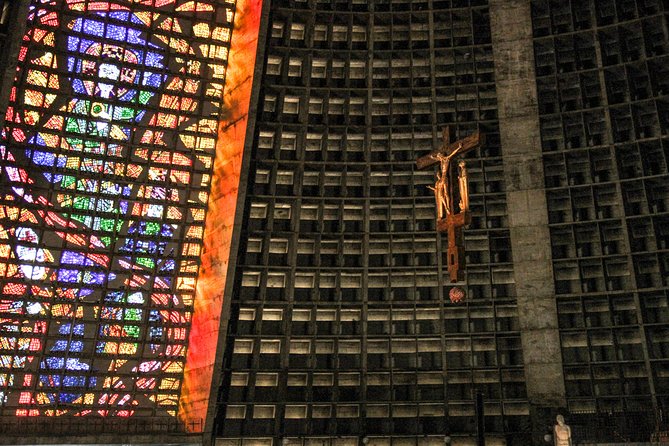 Rio Downtown Tour with Selaron Metropolitan Cathedral and more - Maracanã and the Sambadrome from the road