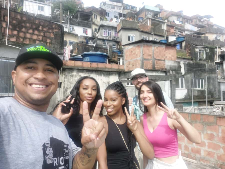 Rio Favela Tour - The moto-taxi ride up Rocinha