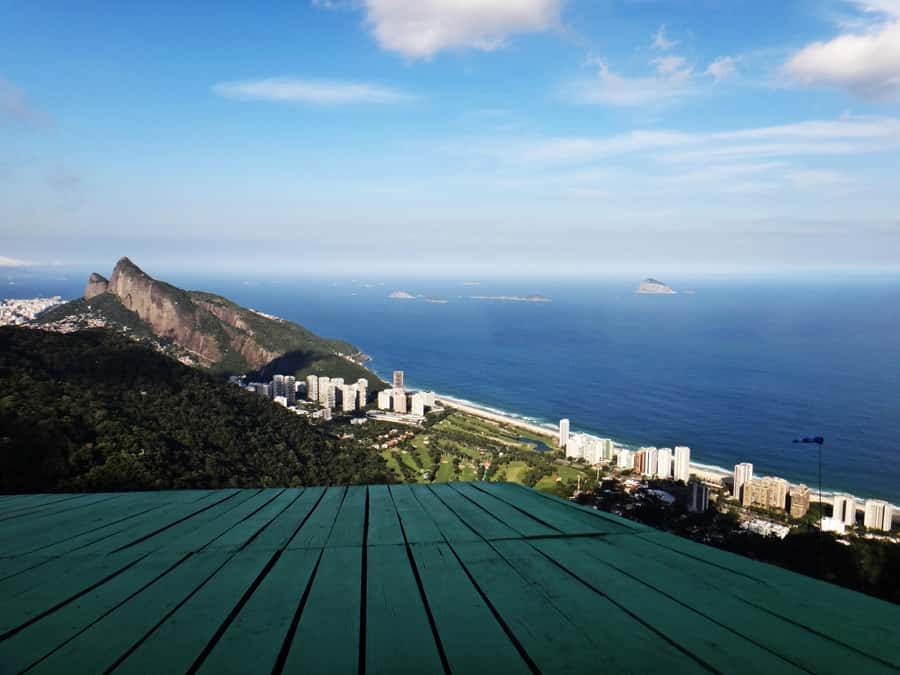 Rio: Pedra Bonita 4-Hour Hike with Free Flight Ramp Visit - The free flight ramp and Rio from above