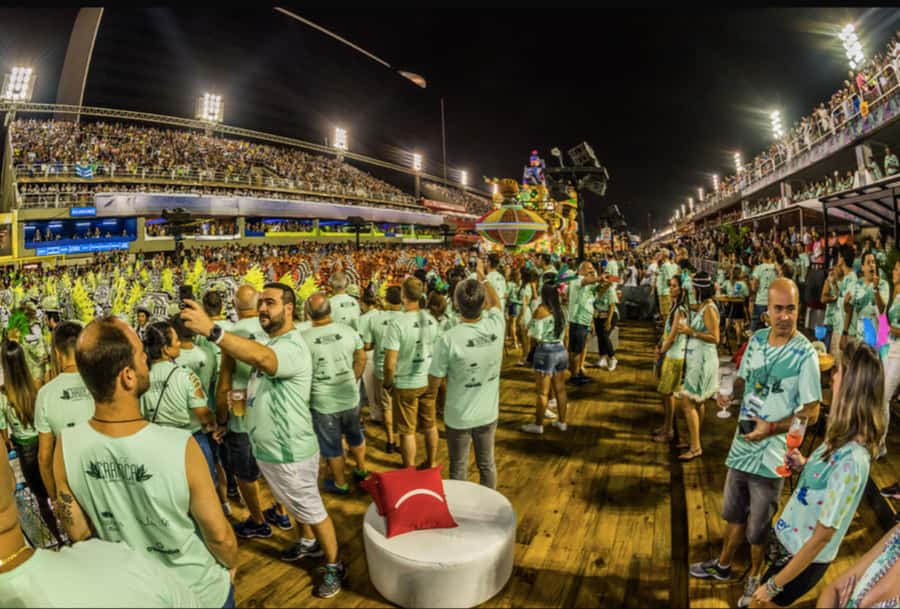 Rio: Premium Carnival Seating with Food, Drinks, & Transfers - Watching five to six hours of samba schools