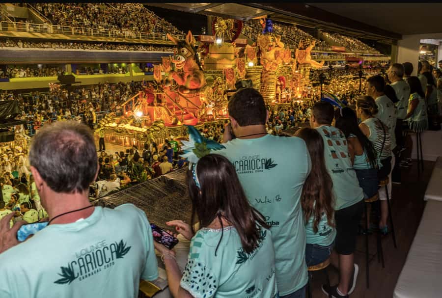 Rio: Premium Carnival Seating with Food, Drinks, & Transfers - The evening begins with a planned hotel pickup