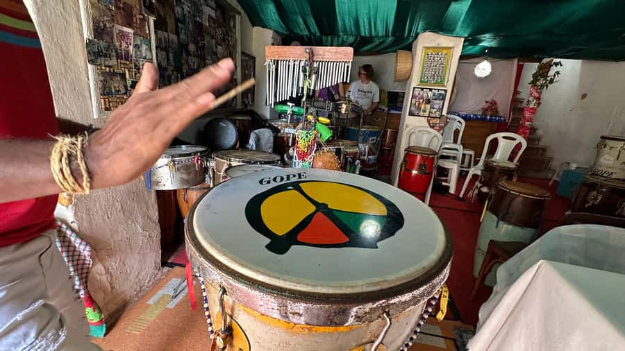 Salvador: 3-Hour Percussion Class - Learning samba, samba reggae, and Afro-Brazilian rhythm