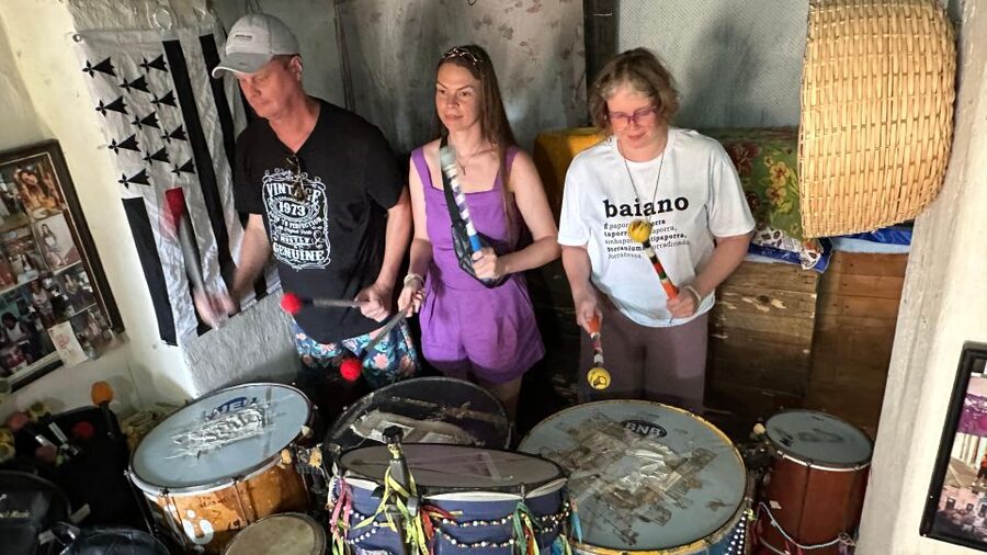 Salvador: 3-Hour Percussion Class - The best part: playing together