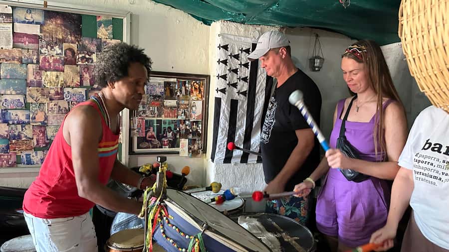 Salvador: 3-Hour Percussion Class - What the $90 price includes