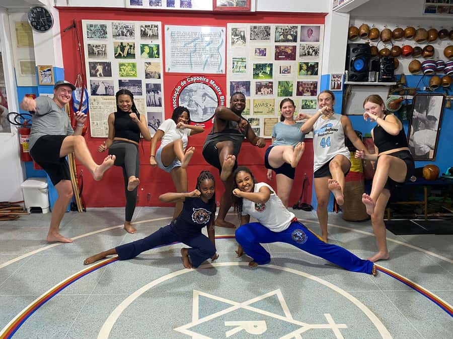 Salvador: Capoeira Class at Mestre Bimba's 1st Ever School. - Starting gently, even if you have never trained