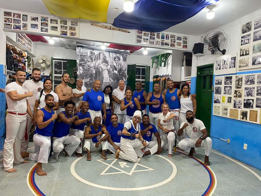 Salvador: Capoeira Class at Mestre Bimba's 1st Ever School. - The physical side: capoeira is work