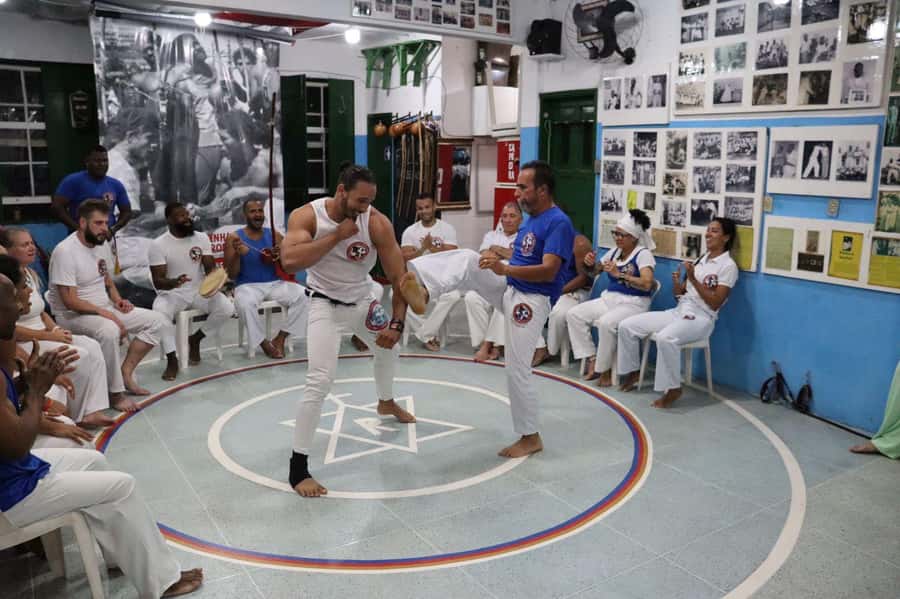 Salvador: Capoeira Class at Mestre Bimba's 1st Ever School. - Learning with Yasmin in English or Portuguese