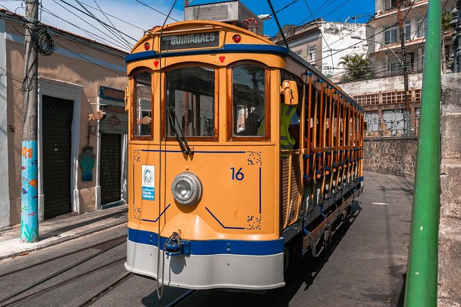 Santa Teresa, Lapa, and Cinelândia with Tram Ride and Selarón Steps - Lapa arches and the route into Centro