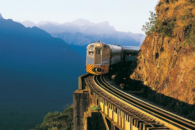 Scenic Train ride to historical cities of Morretes and Antonina - Morretes, colonial streets, and the Nhundiaquara River
