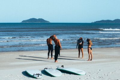 Surf Lesson with Qualified Instructor in Florianópolis