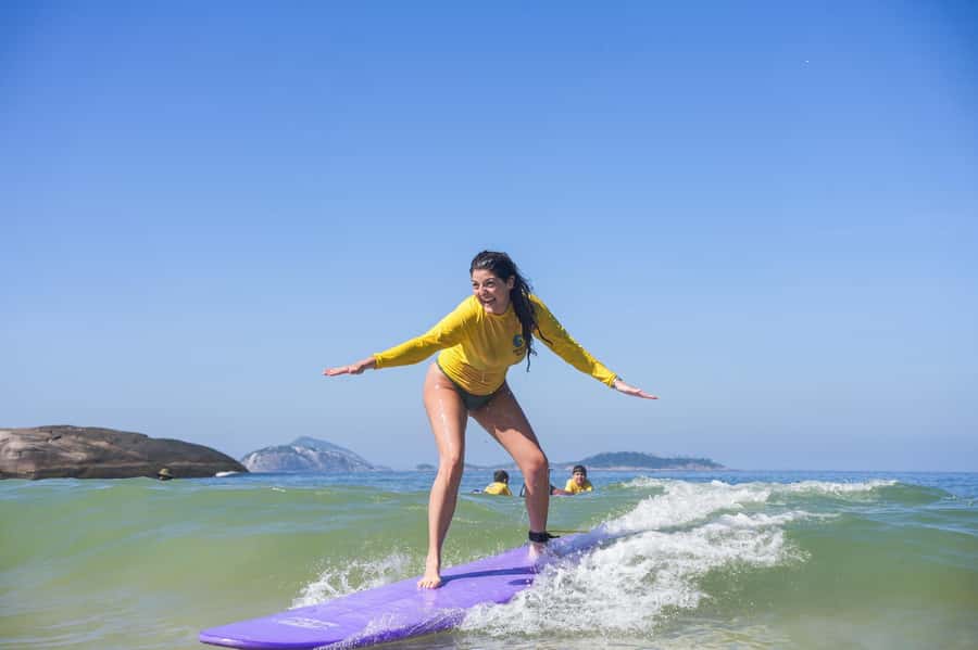 Surf lessons: in Arpoador in Ipanema. - Should you book Surf Matrix at Arpoador?