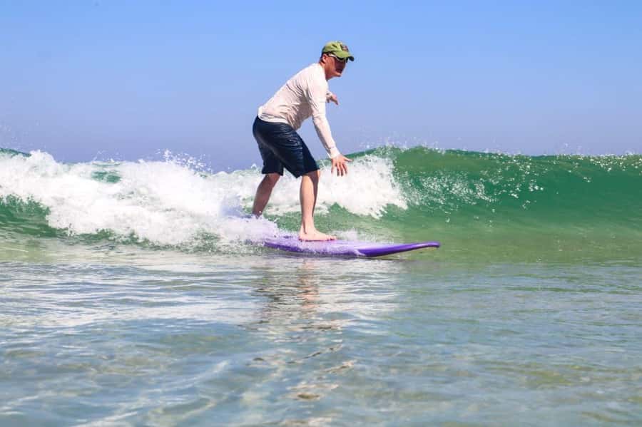 Surf lessons: in Arpoador in Ipanema. - Why the small group matters