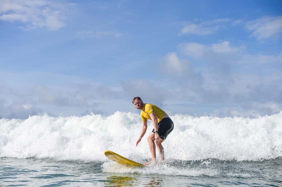 Surf lessons: in Arpoador in Ipanema. - Who will enjoy this lesson most?
